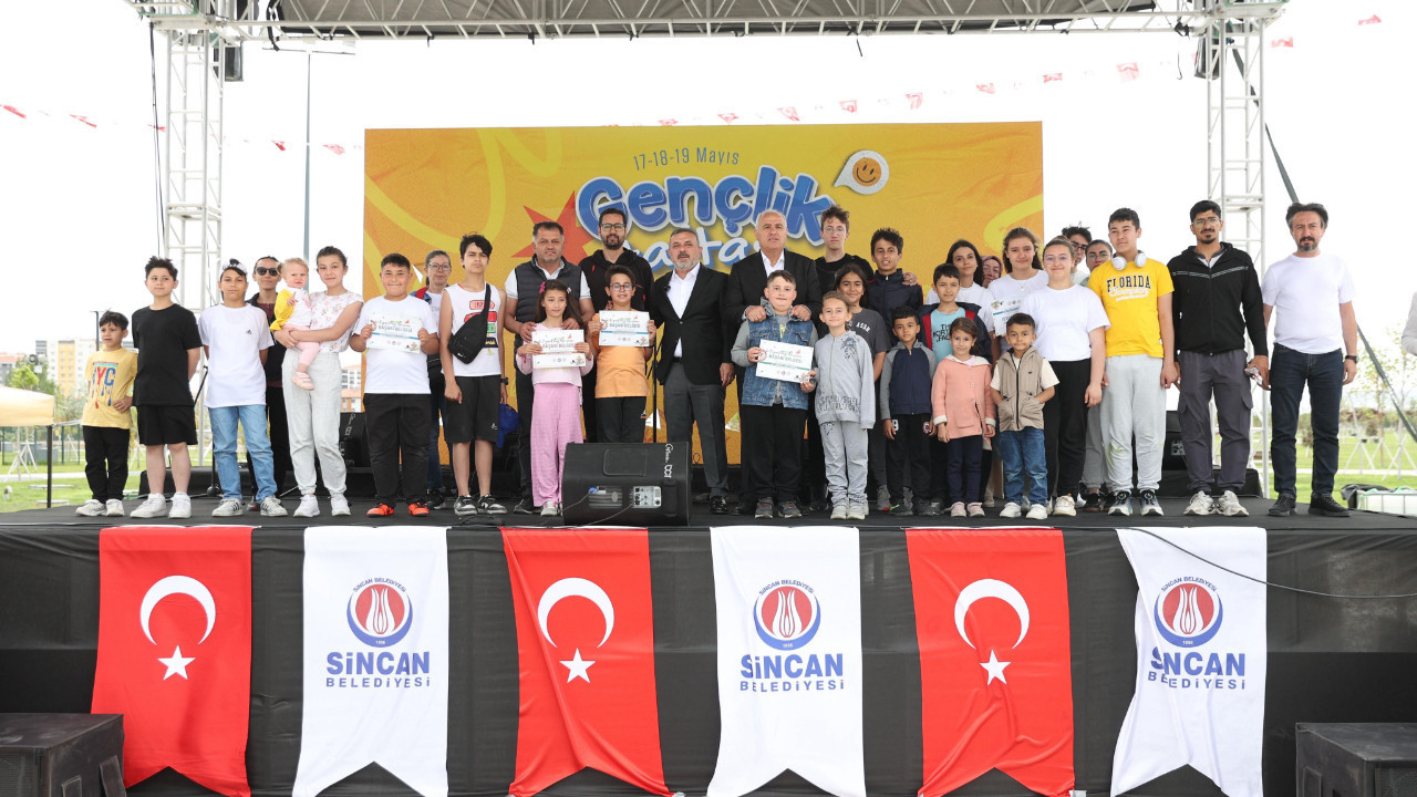 Sincan’da Gençlik Haftası etkinlikleri oryantiring yarışıyla devam etti