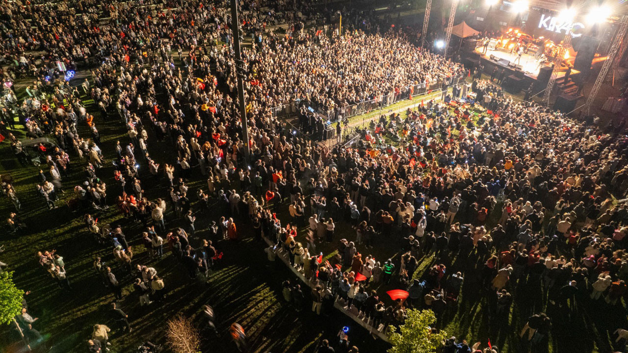 Kahramankazan Millet Bahçesi’nde bayramın ritmi Kıraç’la yükseldi