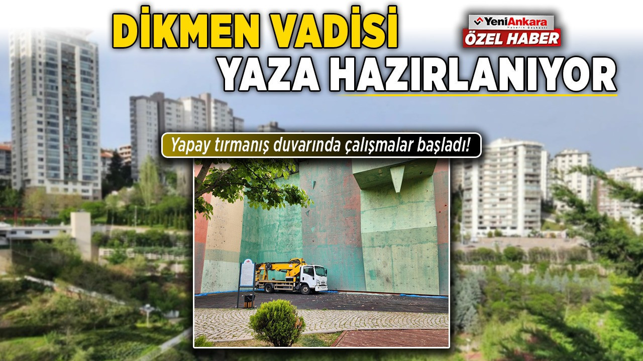 Dikmen Vadisi'nde merakla beklenen o çalışma başladı!