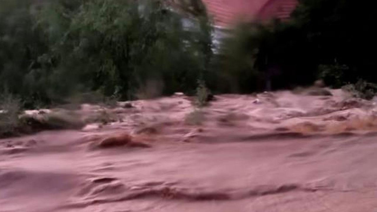 Nallıhan'da sağanak yağış sele dönüştü! Vatandaşlar zor anlar yaşadı!