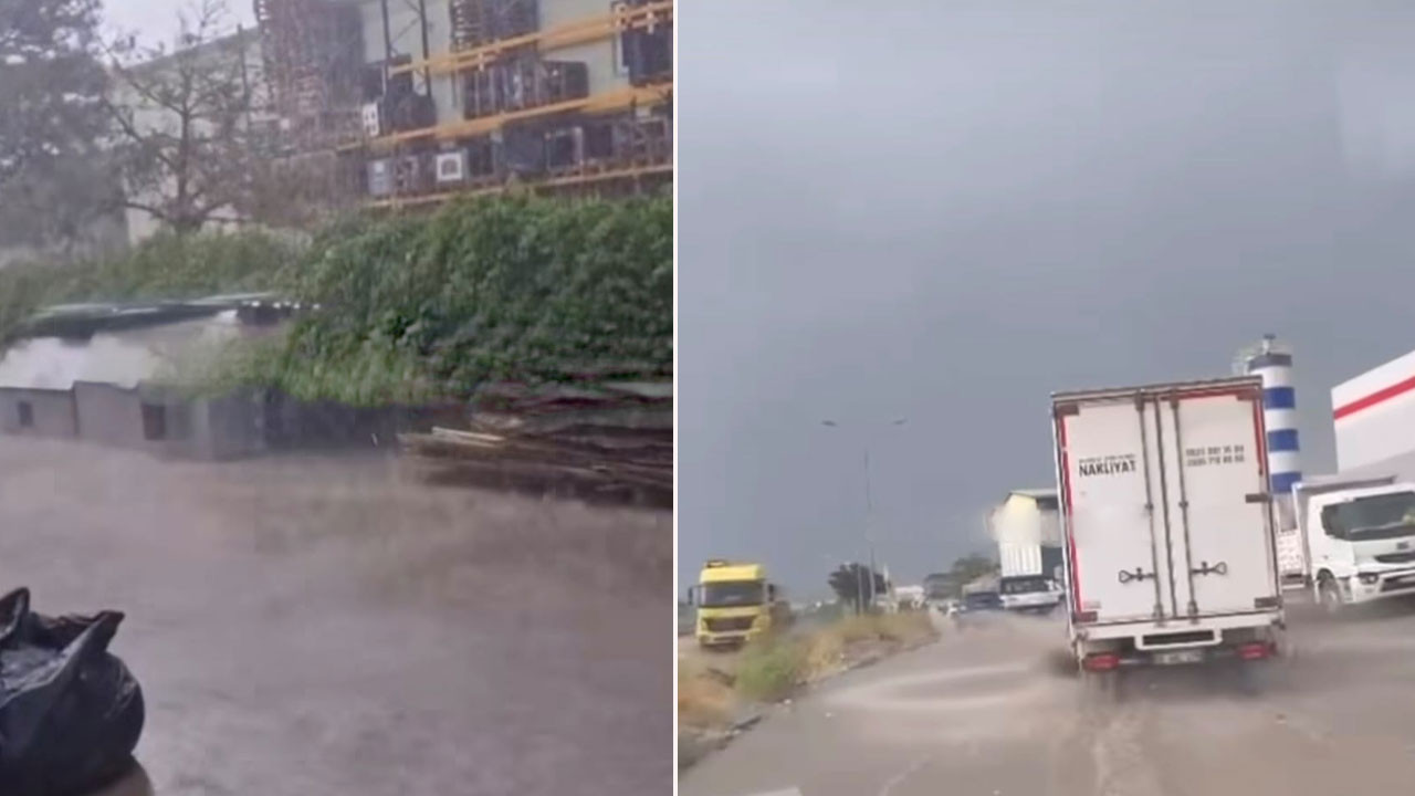 Ankara’da sağanak yağış hayatı felç etti! İş yerlerini su bastı, yollar göle döndü