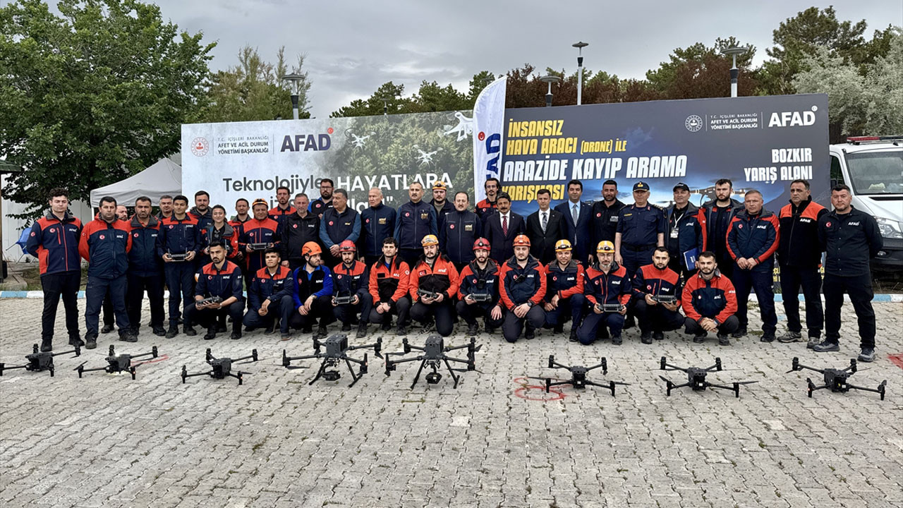 Kırşehir’de “Dron ile Arazide Kayıp Arama Yarışması” tamamlandı