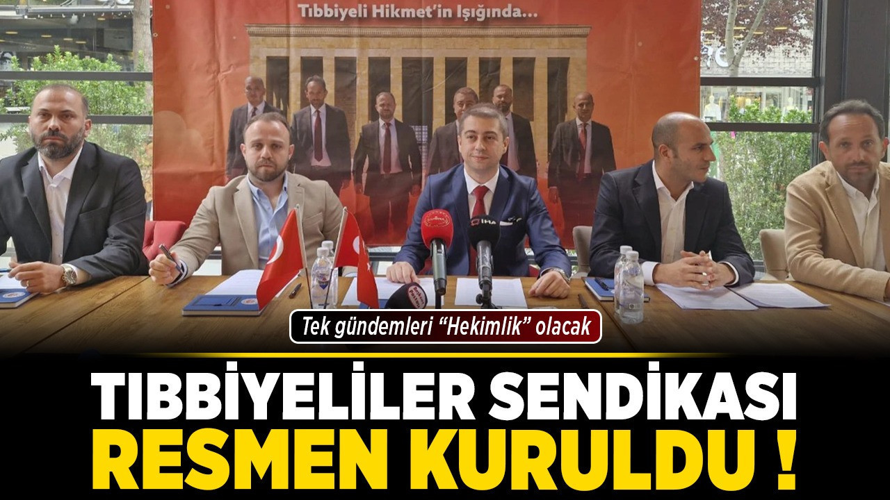 Sağlık alanında yeni bir sendika kuruldu: Tıbbiyeliler Sendikası'nın tek gündemi 'Hekimlik' olacak
