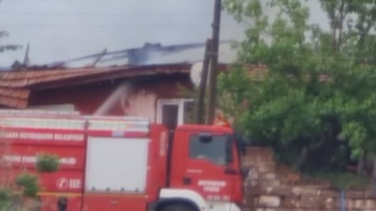 Nallıhan'da iki evde yangın çıktı!