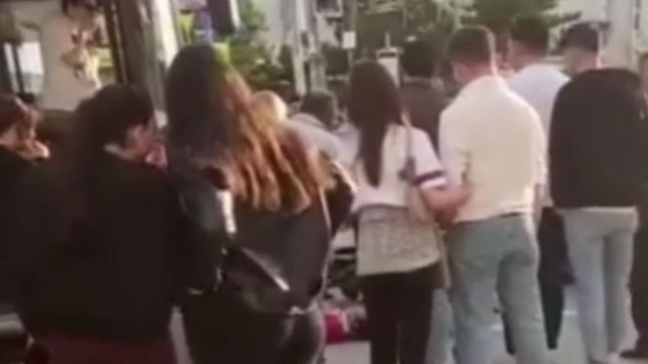 Elmadağ’da belediye otobüsü yayaya çarptı!