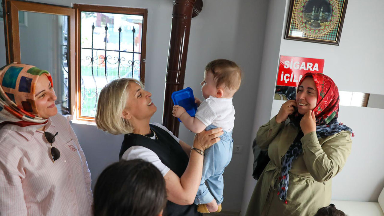 Ebru Keyvan’dan Piyade Mahallesi'ne samimi ziyaret