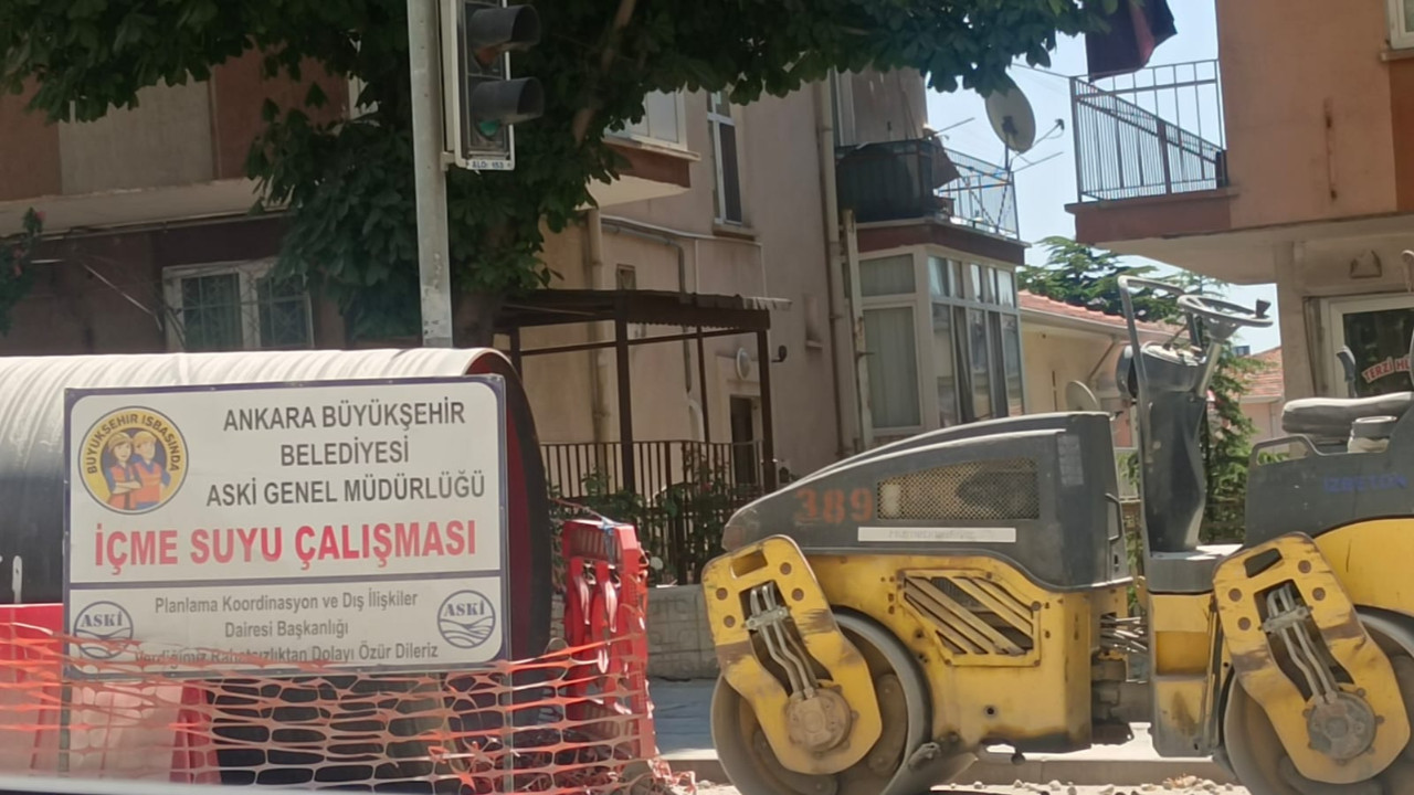 Yenimahalle ve Keçiören'de ASKİ'nin altyapı çalışması devam ediyor!