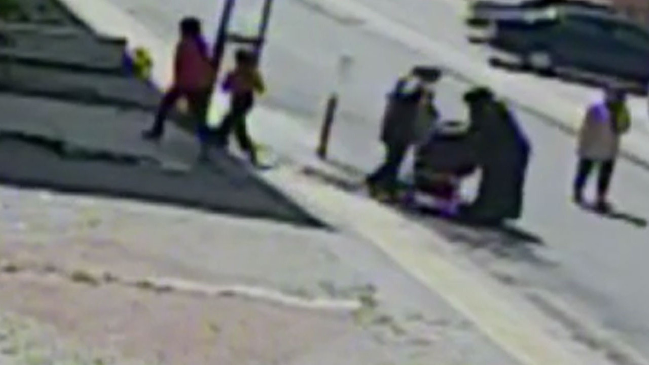 Akyurt’ta halı hırsızlığı kamerada!