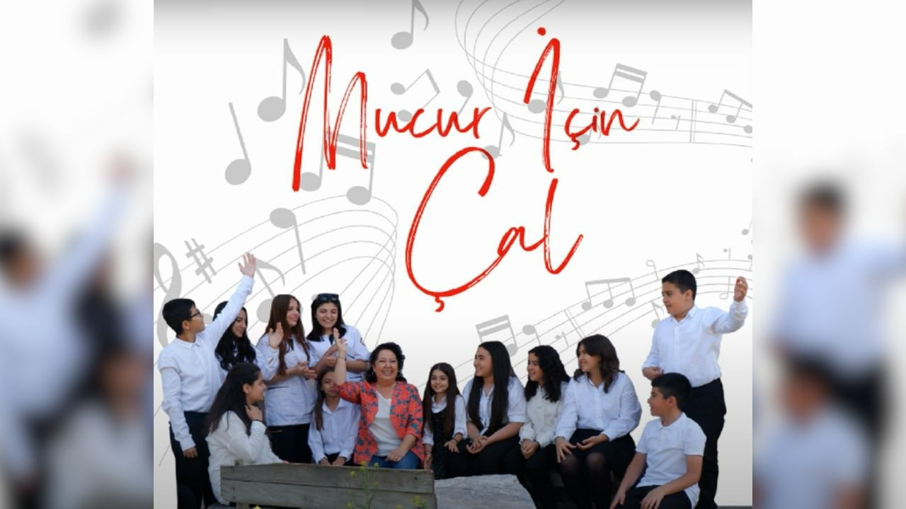 Mucurlu öğrencilerden Emel Taşçıoğlu ile anlamlı klip: “Mucur İçin Çal”