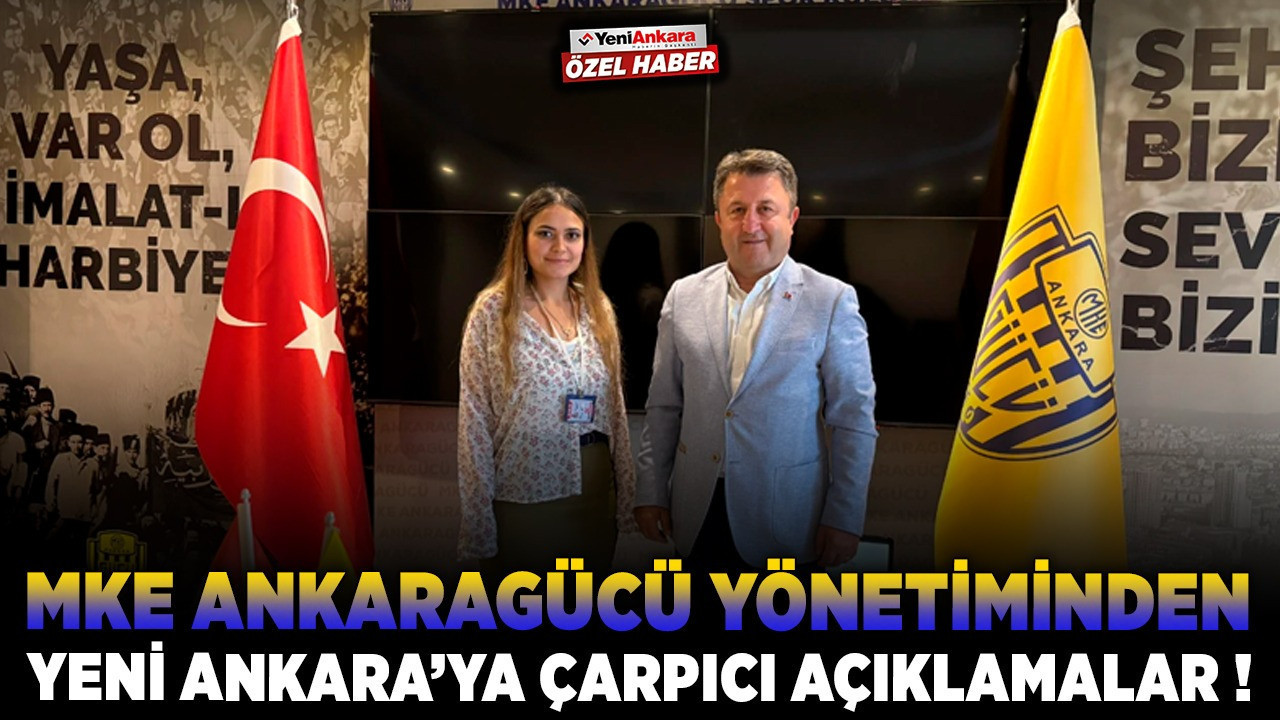 MKE Ankaragücü yönetiminden Yeni Ankara'ya çarpıcı açıklamalar! "İşimiz gücümüz Ankaragücü"