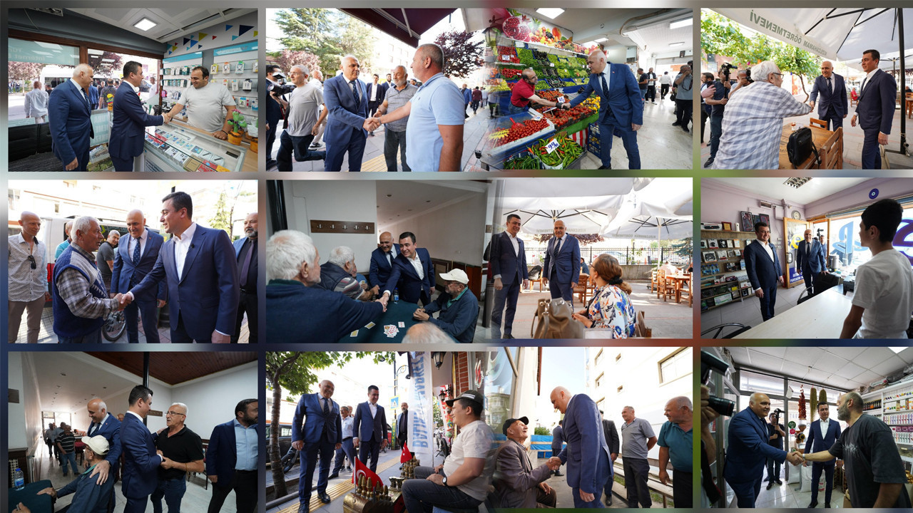 Ankara Milletvekili Osman Gökçek Kızılcahamam esnafını ziyaret etti