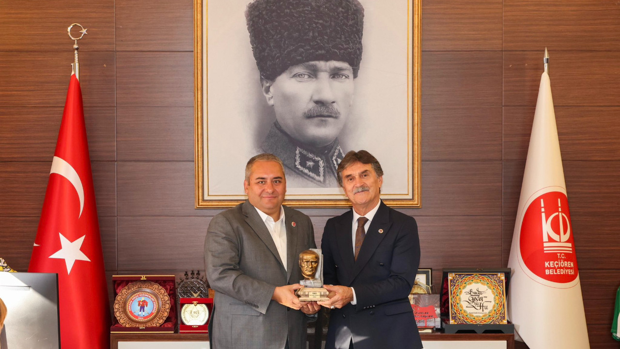 TEMAD Genel Başkanı Cahit Koca ve beraberindeki heyet Başkan Özarslan'ı ziyaret etti