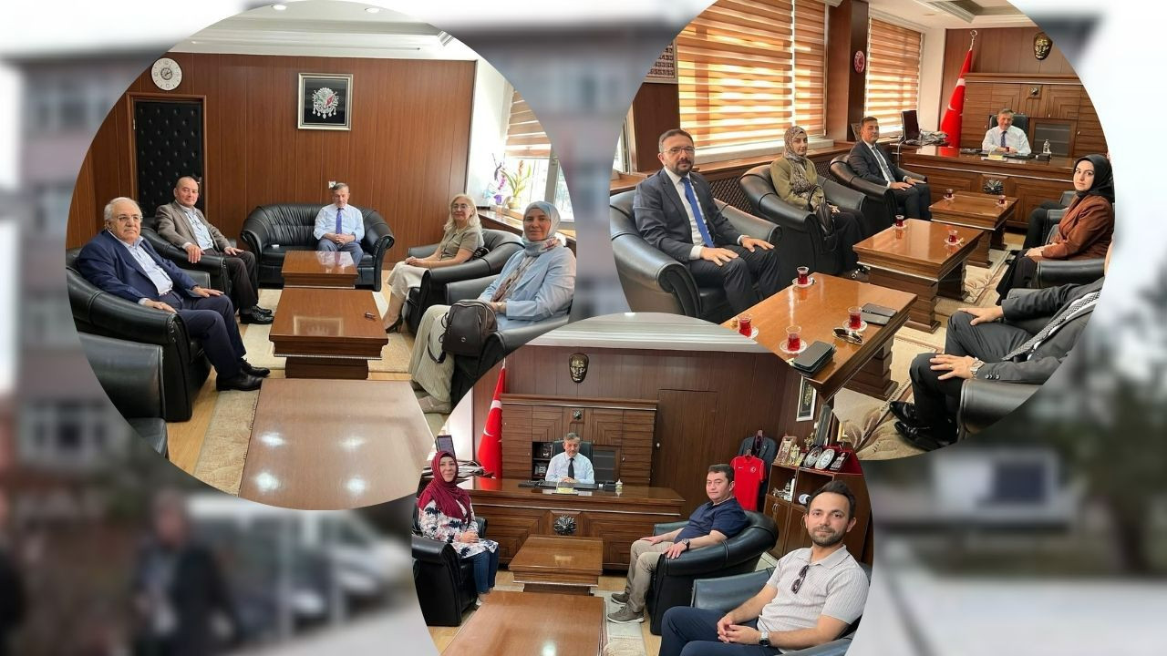 Elmadağ Kaymakamı Çaykara, ilçe temsilcilerini makamında kabul etti