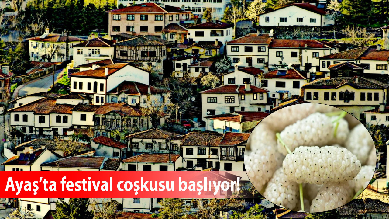 Ayaş’ta festival coşkusu başlıyor!