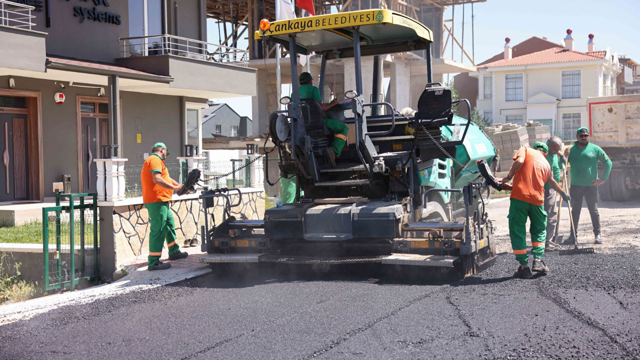 Çankaya’da yollar değişiyor! Belediye ekipleri sokaklarda