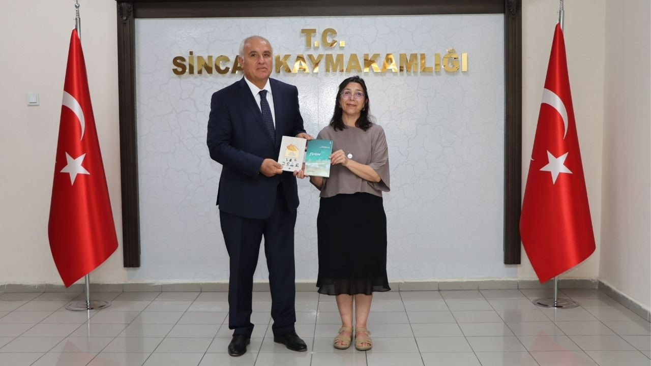 Sincan Kaymakamı’na edebi ziyaret