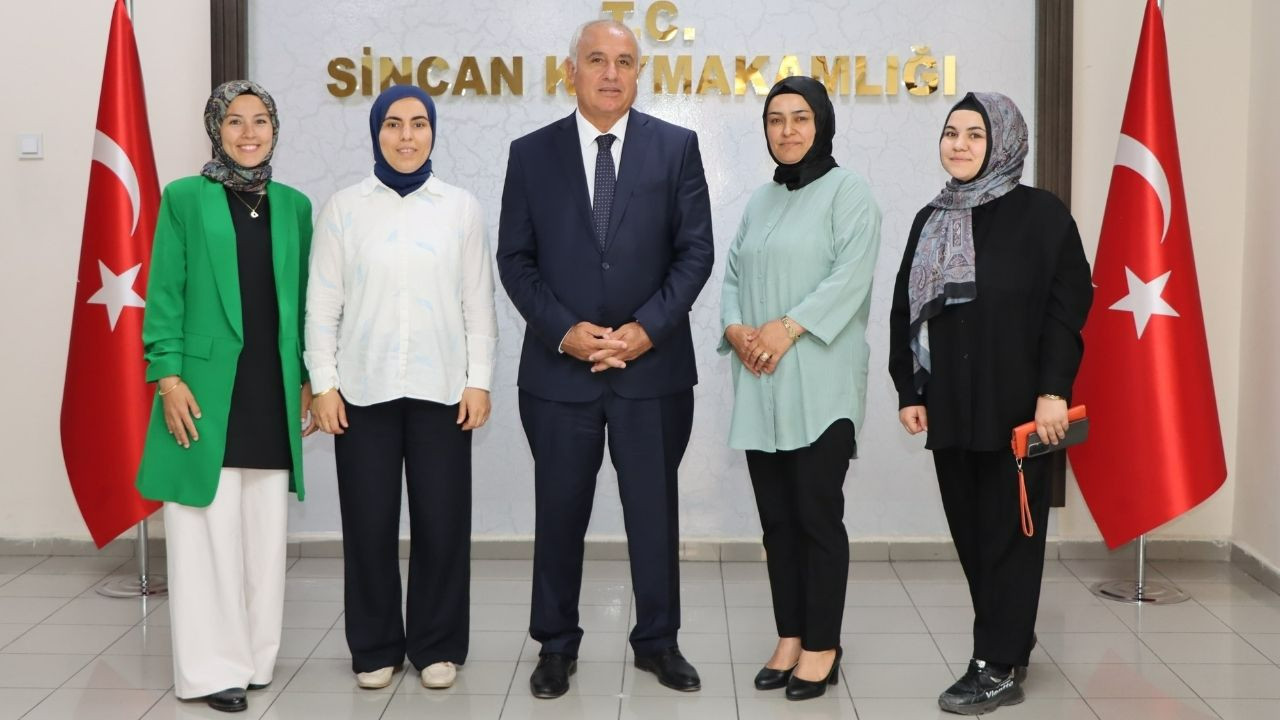 Sincan’da Kaymakam Kılıç’a nezaket ziyaretleri devam ediyor