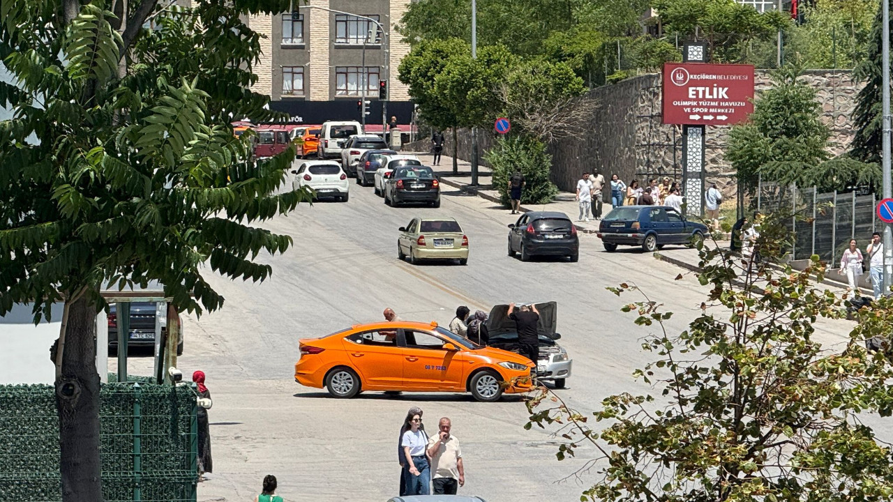 Ankara Keçiören’de yine trafik kazası! İlçede kaza bitmiyor!