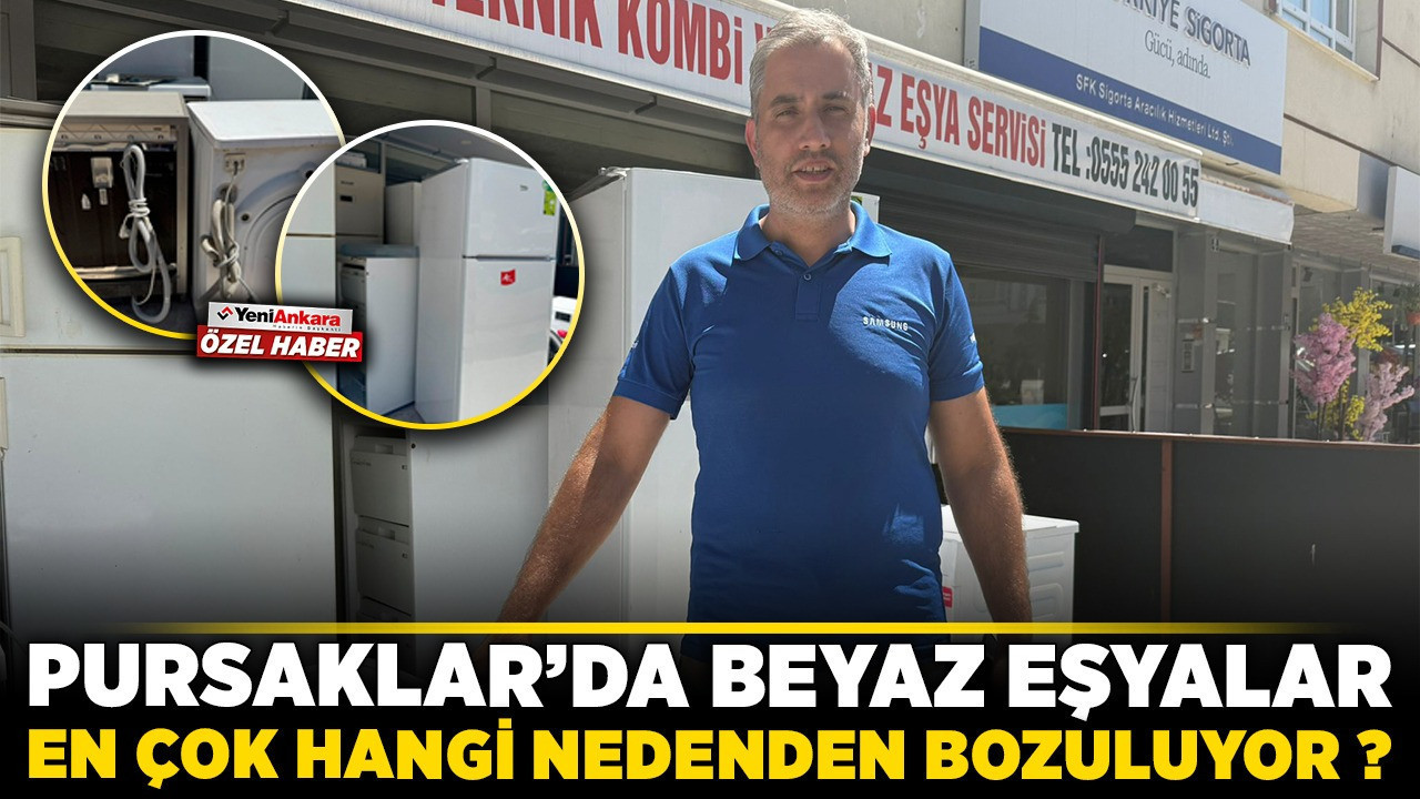 Uzmanı açıkladı! Pursaklar’da beyaz eşyalar en çok hangi nedenden bozuluyor?