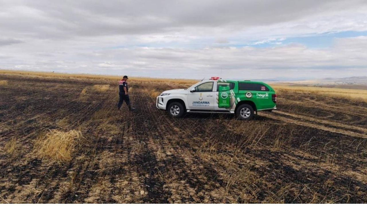 Yozgat’ta yangın sonrası doğa kontrolü
