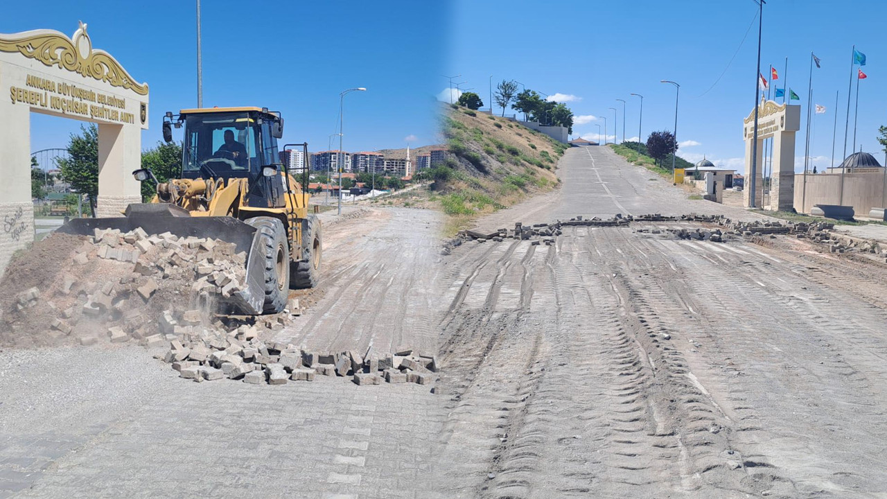 Şereflikoçhisar'da yol çalışmaları hız kazandı