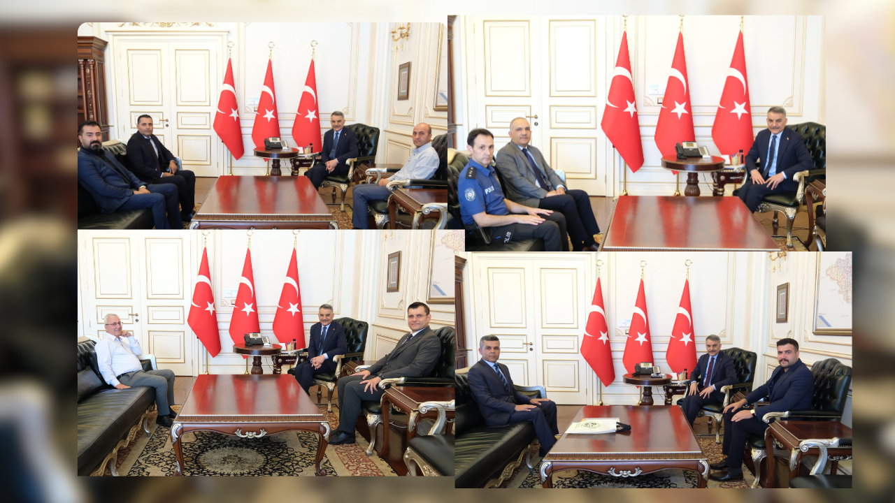 Yozgat Valisi Mehmet Ali Özkan’a kurumlardan ziyaretler devam ediyor