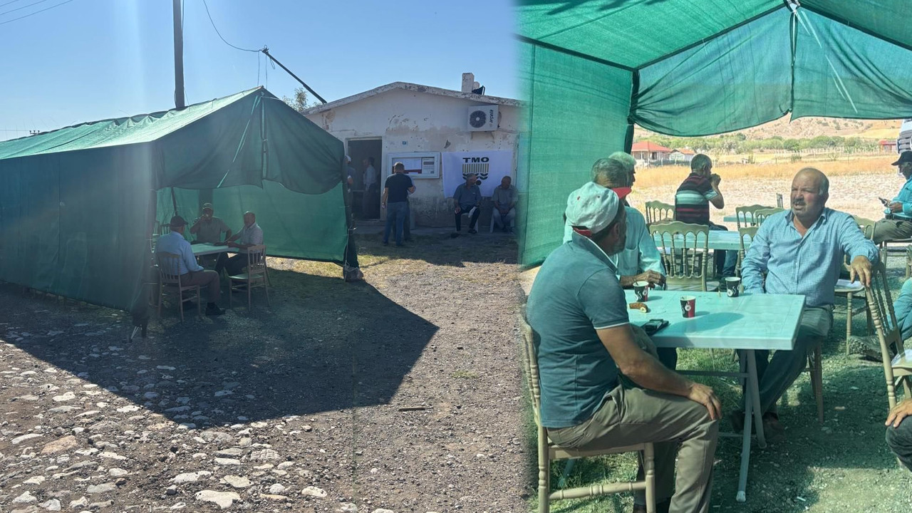 Kalecik’te çiftçilere TMO alım merkezinde konforlu bekleme alanı