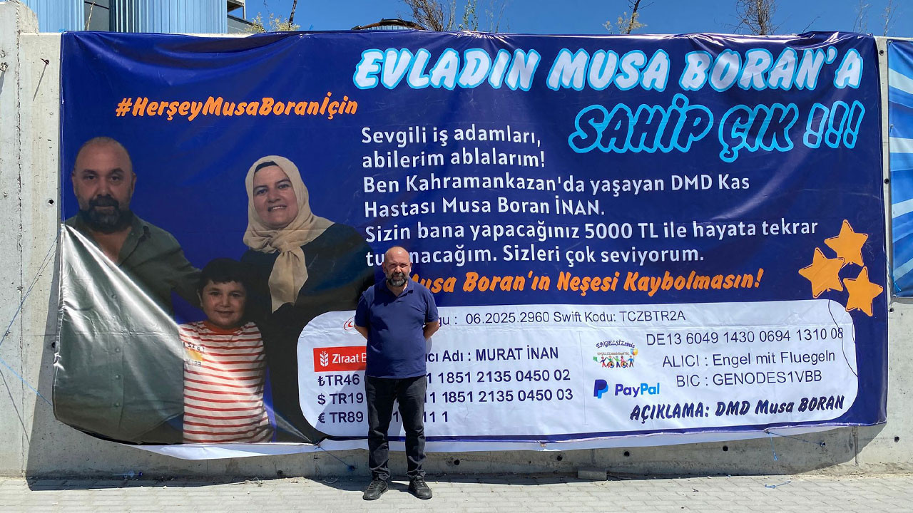 Kahramankazan’dan yardım çağrısı! DMD hastası küçük Musa’nın hayata tutunma çabası