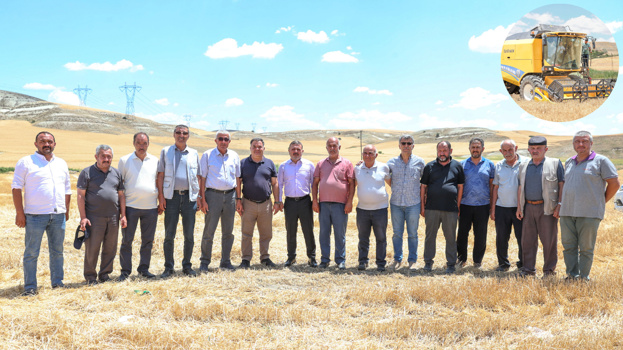 Sincan’da tahıl hasat sezonu başladı