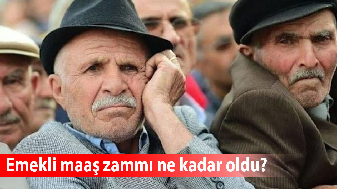 2025 emekli maaş zammı açıklandı! Emekli maaş zam oranı ne kadar oldu? En düşük emekli maaşı ne kadar?