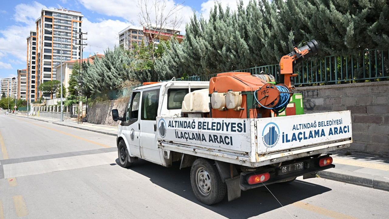 Altındağ’da ilaçlama sezonu aralıksız devam ediyor!