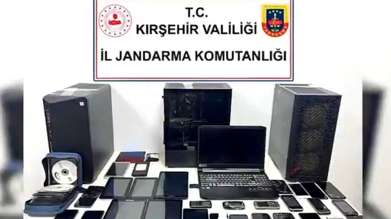 Kırşehir İl Jandarma Komutanlığı'ndan dolandırıcılık çetesine büyük darbe