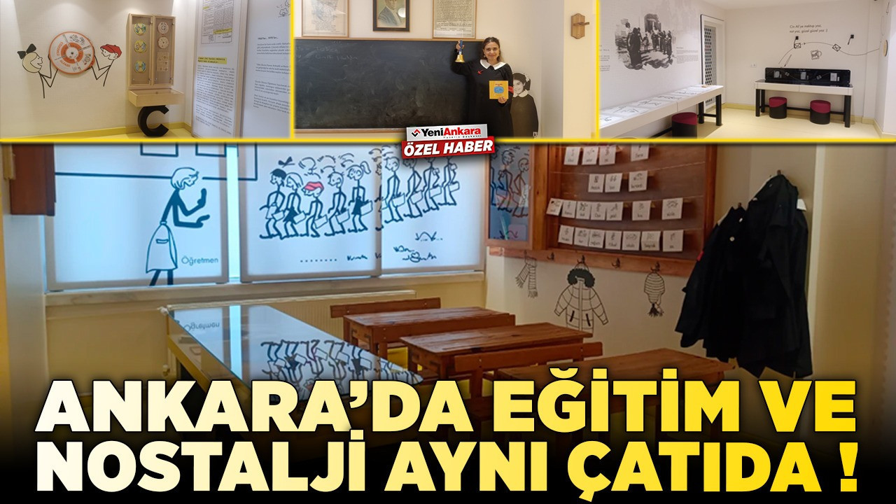 Ankara'da eğitim ve nostalji aynı çatıda! Çocuklar yaz tatilinde Cin Ali’yle buluşuyor