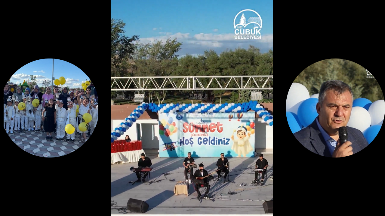 Çubuk Belediyesinden miniklere unutulmaz şölen