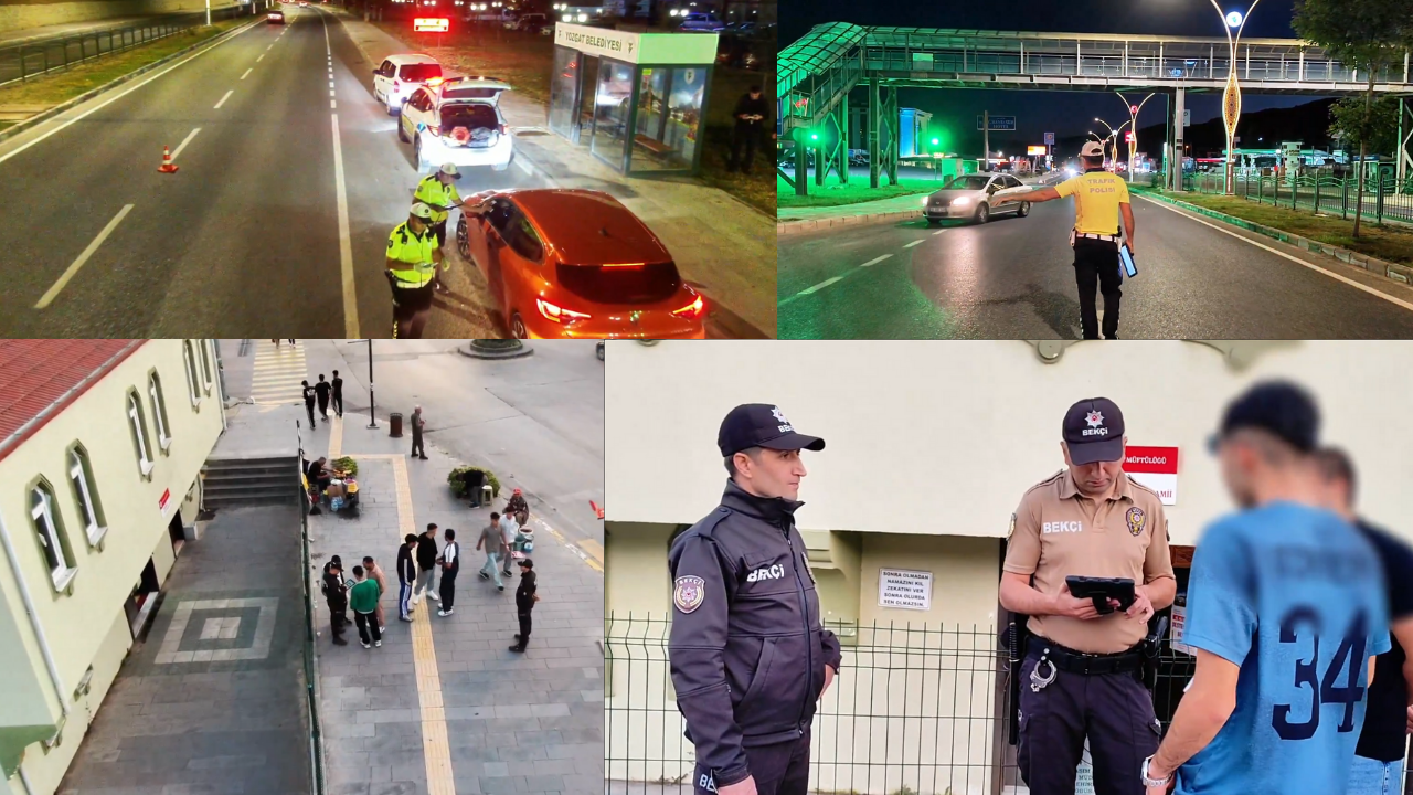 Yozgat’ta binlerce şahıs ve araç kontrolden geçti