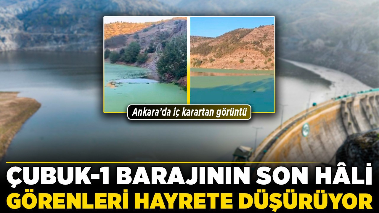 Çubuk-1 Barajı'nın son hâli görenleri hayrete düşürüyor