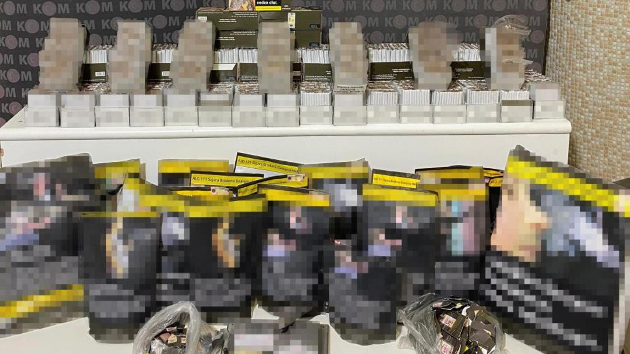 Kırıkkale’de kaçak tütün vurgunu! Binlerce makaronluk operasyon