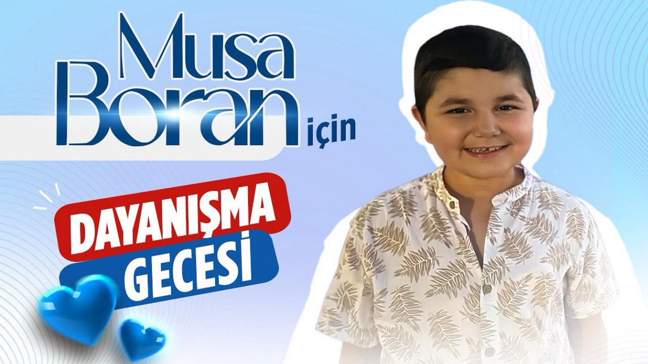 Kahramankazan’dan DMD hastası Musa Boran İnan’a destek için dayanışma gecesi