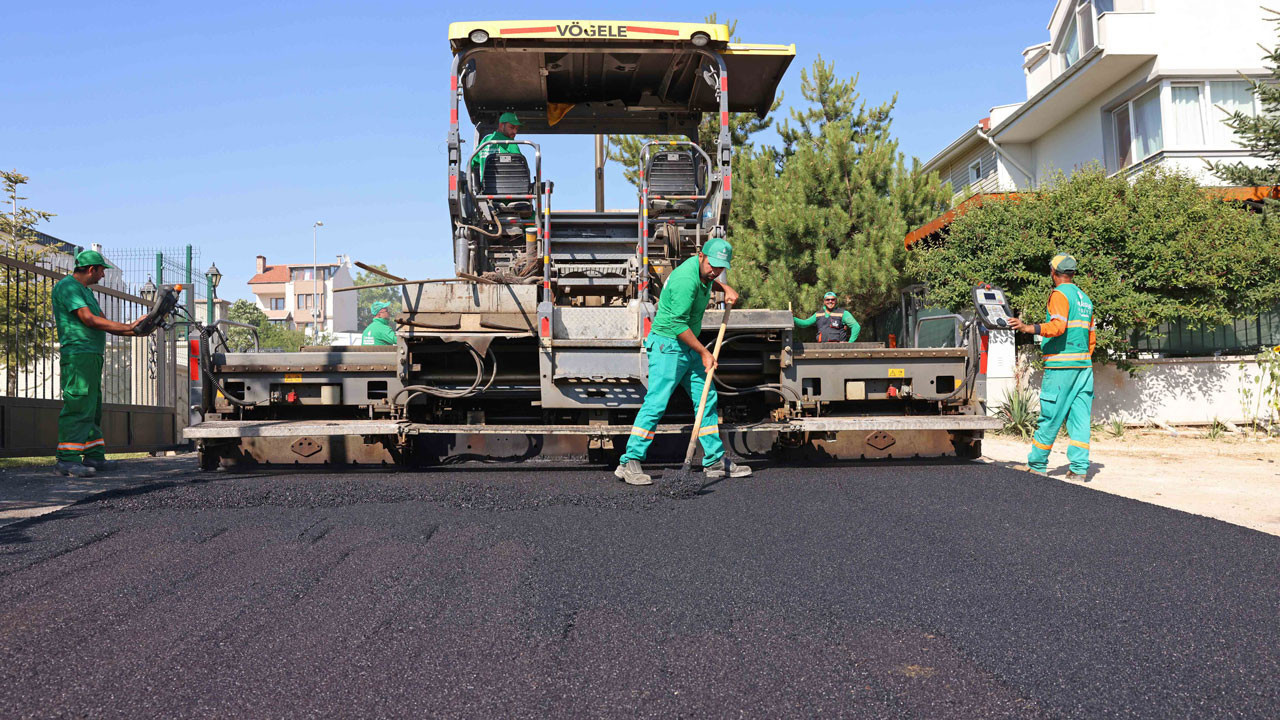 Çankaya’da 2025 sonuna kadar 100 bin ton asfalt hedefi