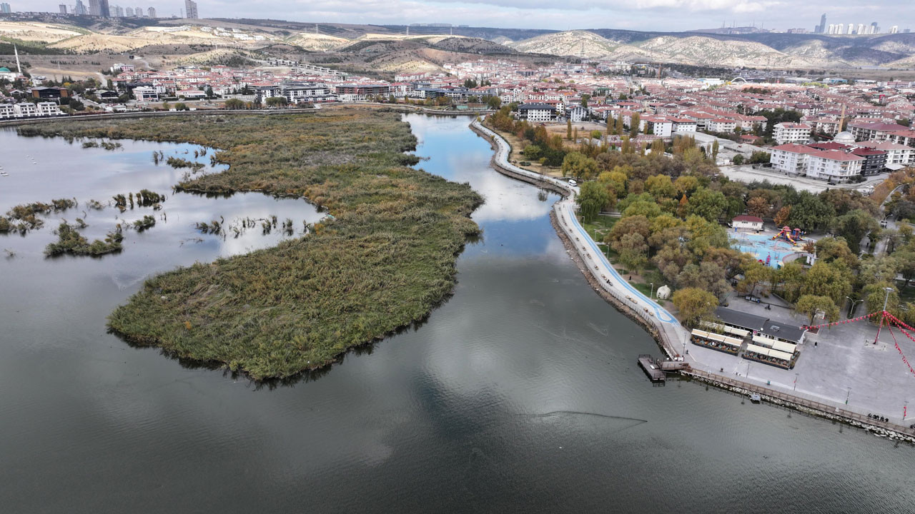 Gölbaşı Mogan Gölü tehlikeyle karşı karşıya! Gölbaşı Belediyesinden acil müdahale