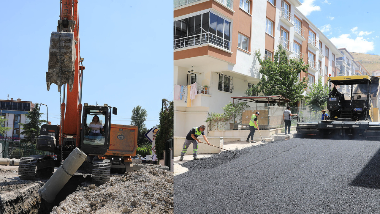 Keçiören’de altyapı ve üstyapı çalışmaları devam ediyor