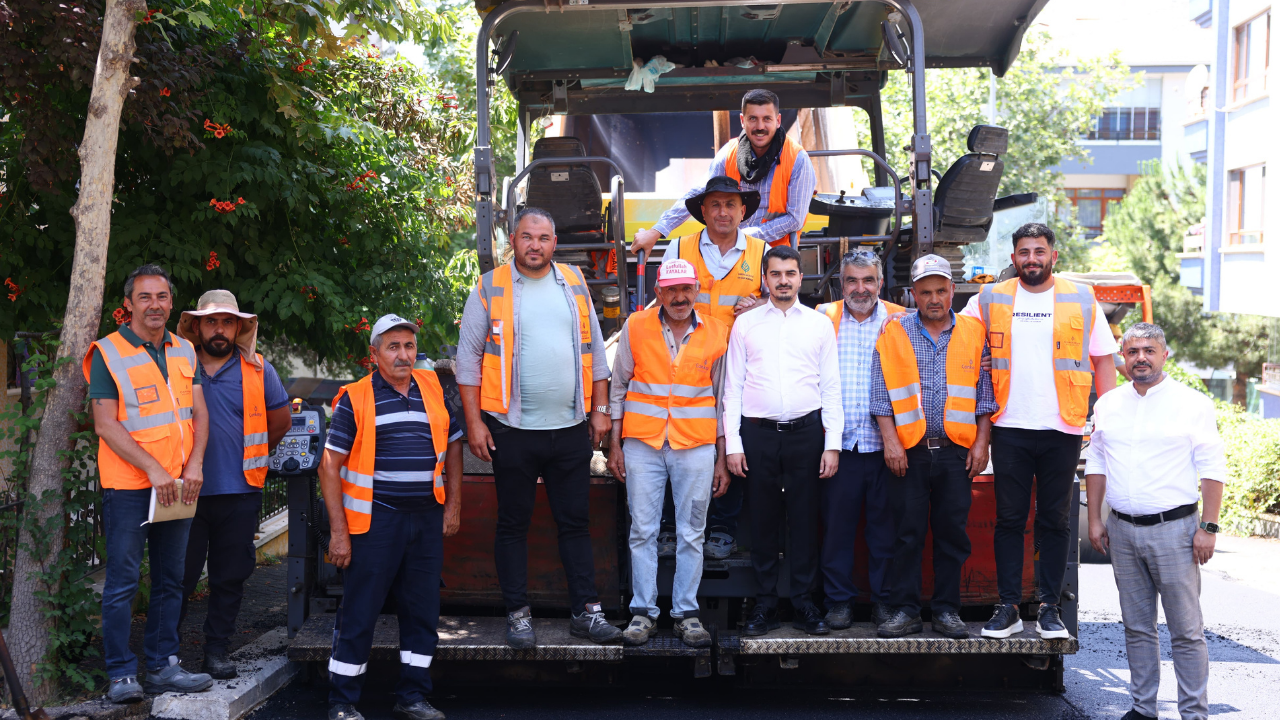 Çankaya’da asfalt seferberliği sürüyor: Hedef 100 bin ton