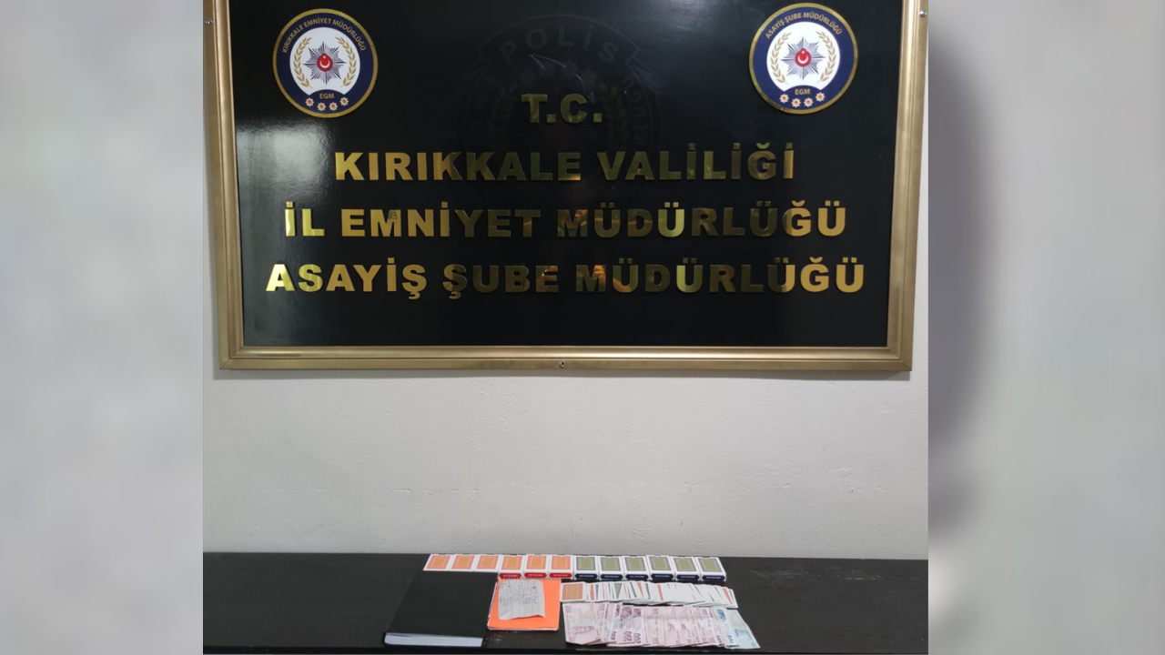 Kırıkkale'de dernek binasında kumar skandalı: Para ve kumar malzemeleri ele geçirildi!