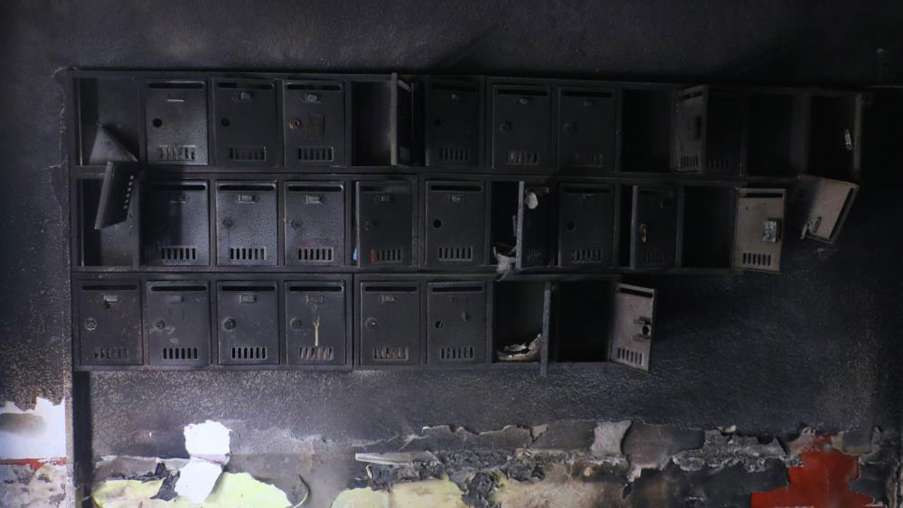 Sincan’da apartman panosu patladı! Yangın paniği