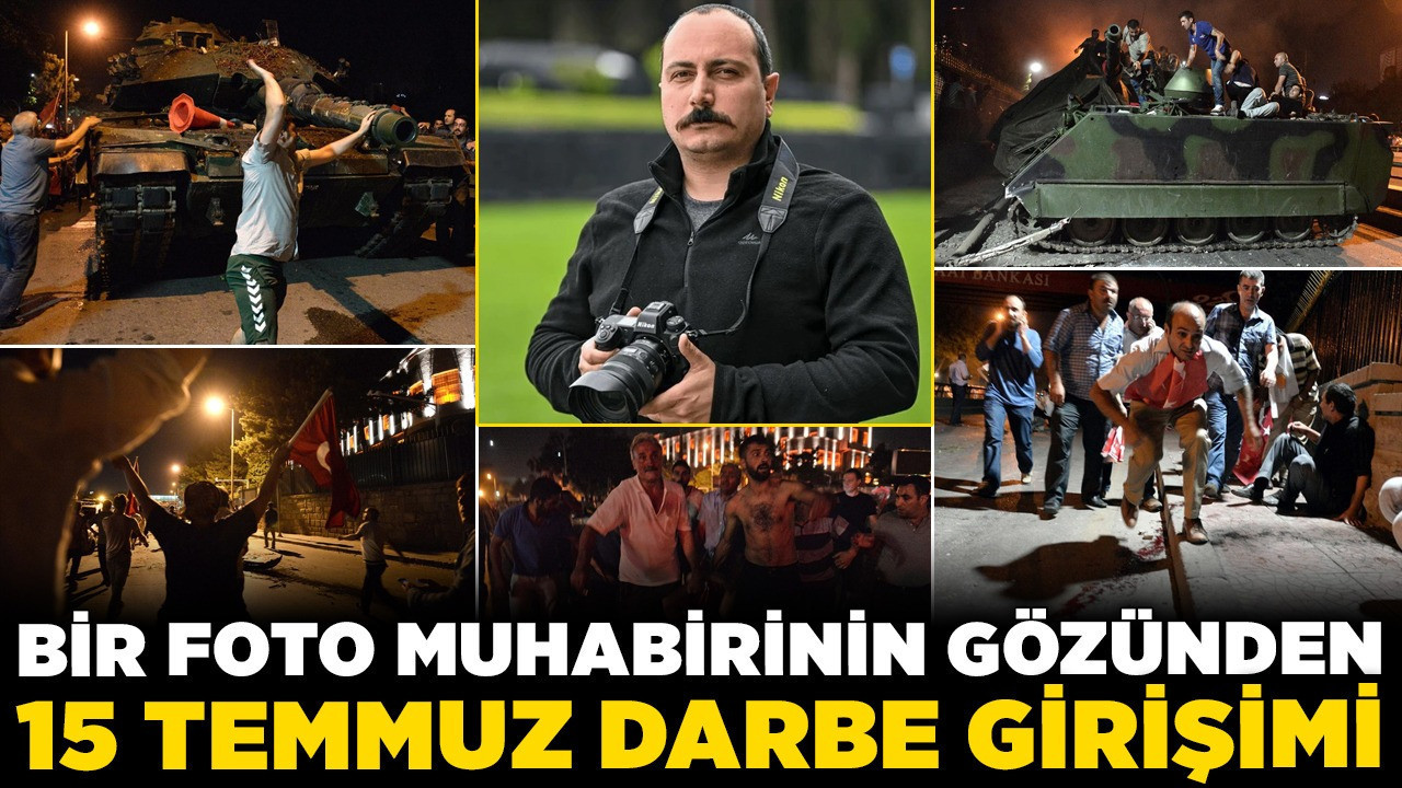 Bir foto muhabirinin gözünden 15 Temmuz Darbe Girişimi! Binlerce Ankaralı tepkisini gösteriyordu!