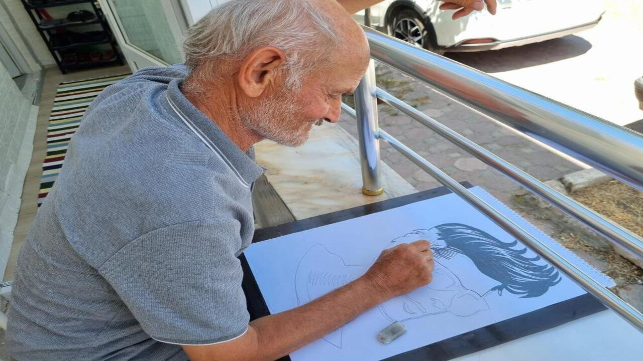 Boğazlıyan’da bir vatandaş, emeklilik hayatını sanatla renklendirdi