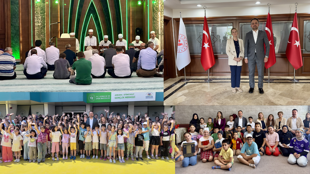Etimesgut’ta mevlid, taziye ve Gençlik Merkezi ziyaretiyle yoğun program