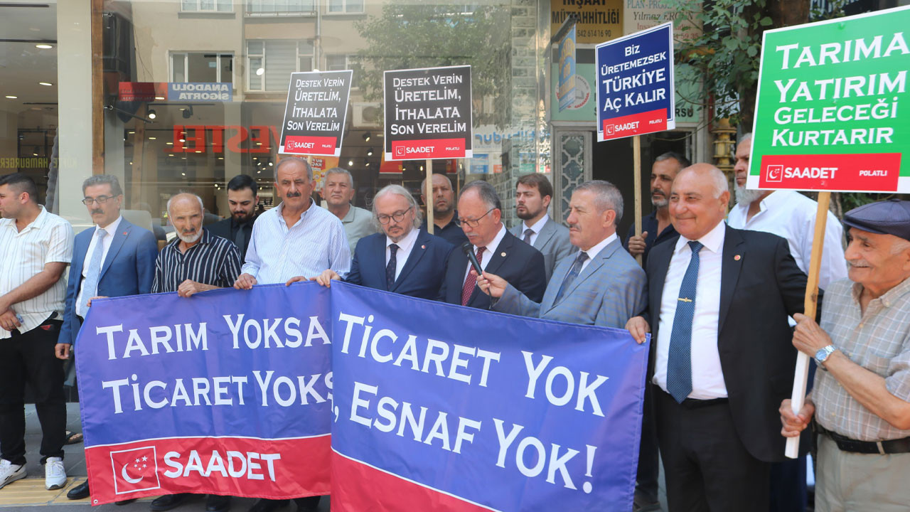 Saadet Partisi’nden Polatlı'da yerli üretim çağrısı