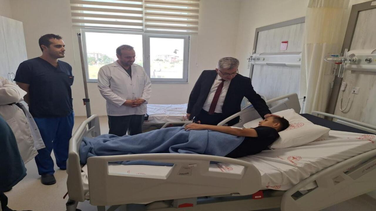 Yerköy’deki yeni devlet hastanesinde ilk neşter vuruldu