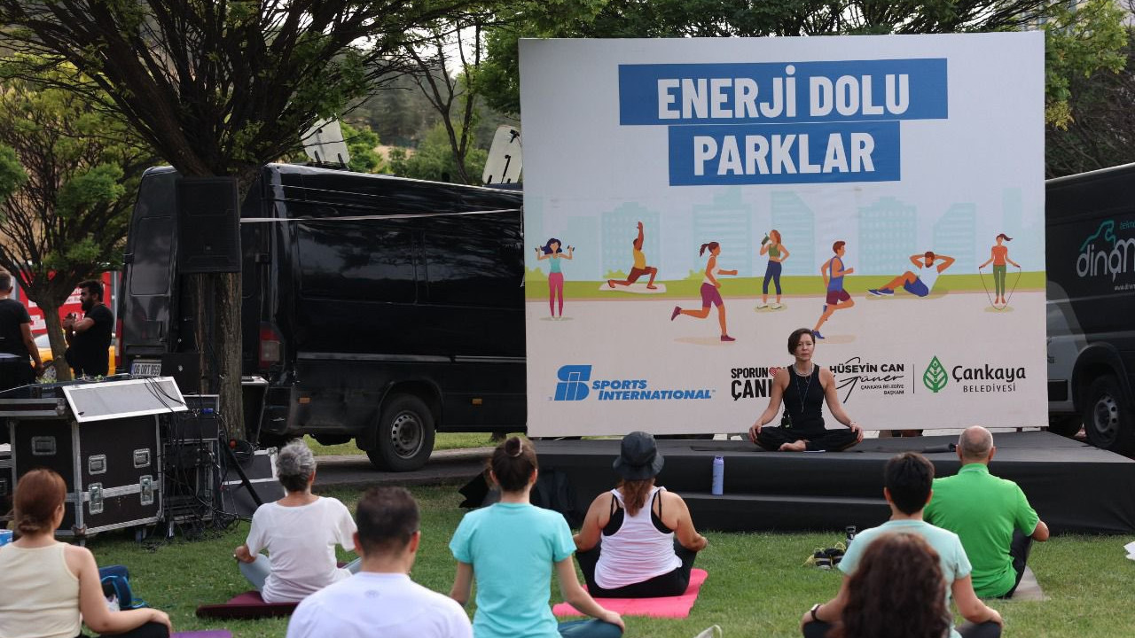 Çankaya Muharrem Dalkılıç Parkı’nda spor rüzgarı esti!